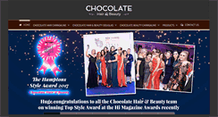 Desktop Screenshot of chocolatehair.ie